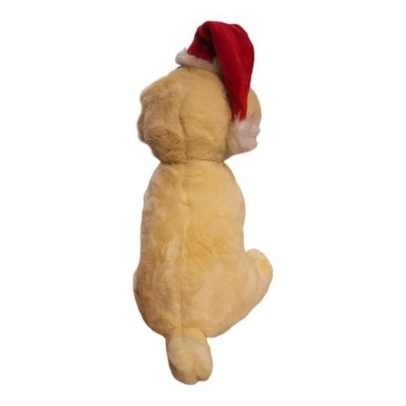 FAO Schwarz Labrador Dog with Removable Santa Hat Headband Stuffed Animal - Picture 2 of 11